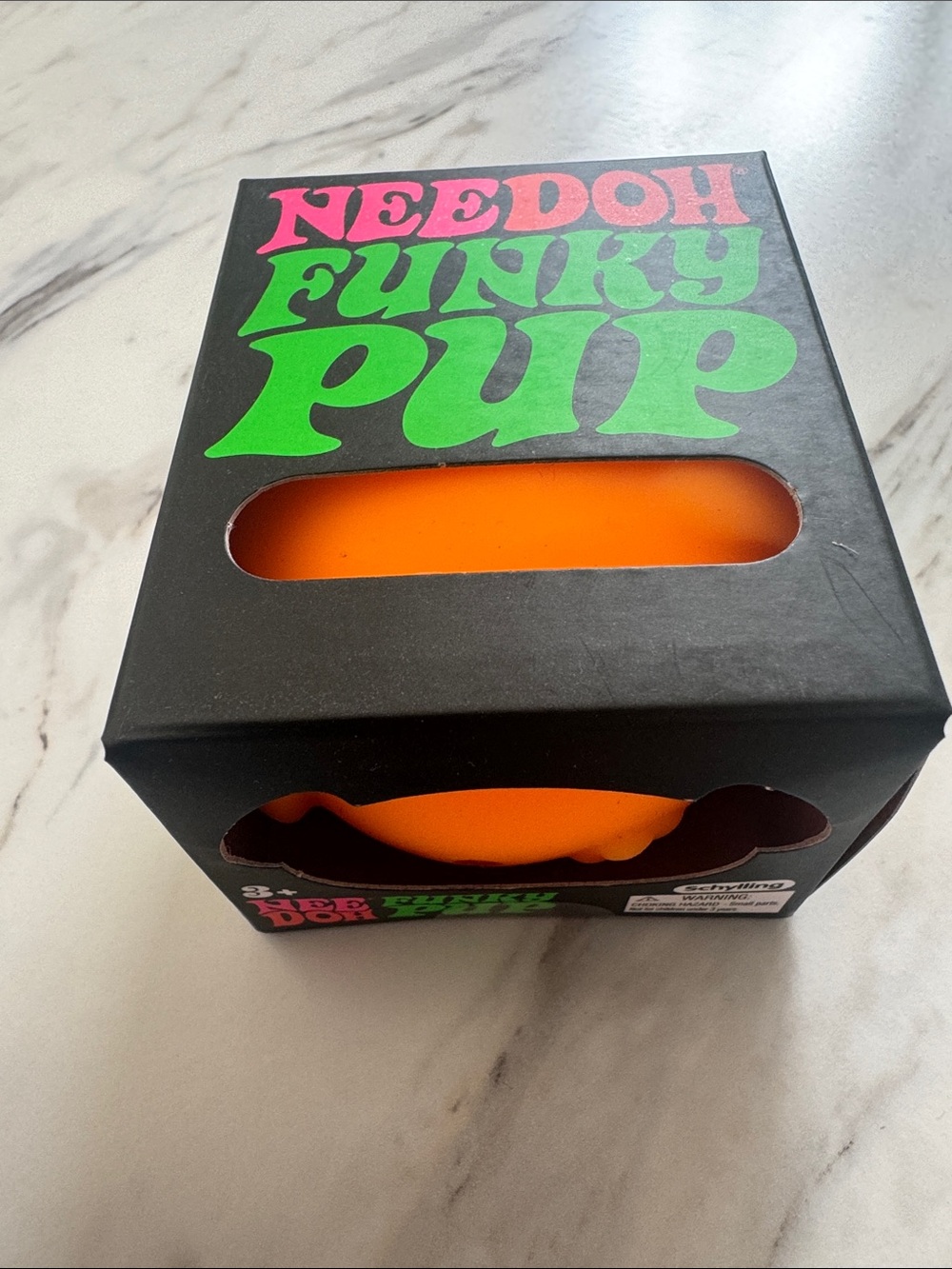 Authentic NeeDoh Funky Pup-Orange